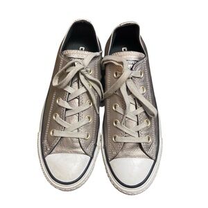 Converse Chuck Taylor All Star Leather Low Sneakers Gold